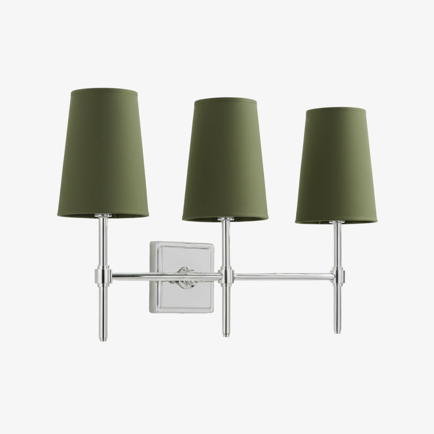 Wandlamp met linnen kap - retro metalen wandverlichting voor slaapkamer en gang | Sansoti