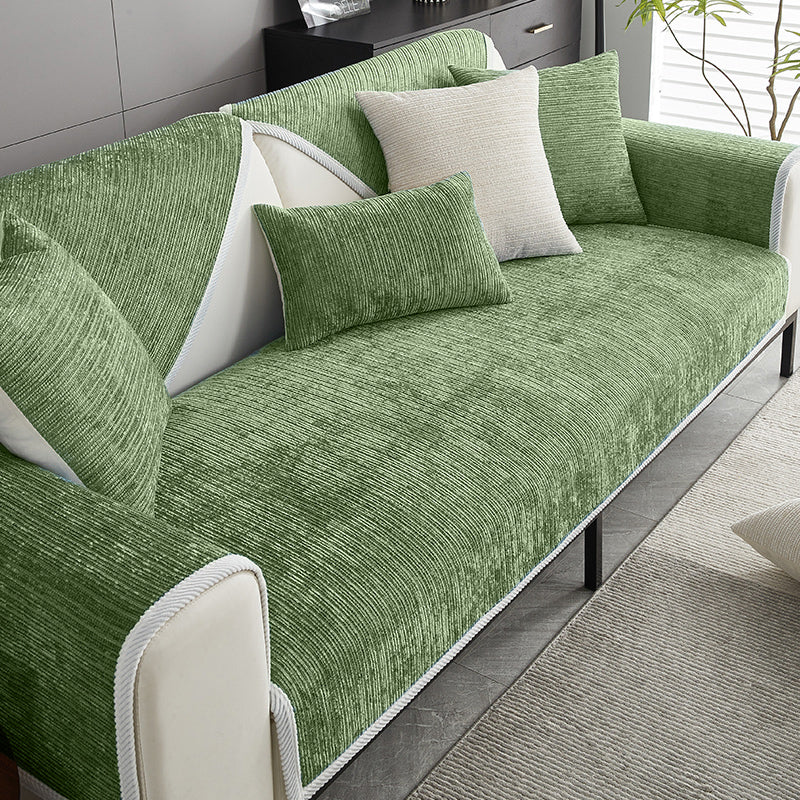 Chenille Sofa Cover Water-Repellent Anti-Slip for Sofa Armchair Corner Sofa Furniture Protection Washable Stretch | Sansoti