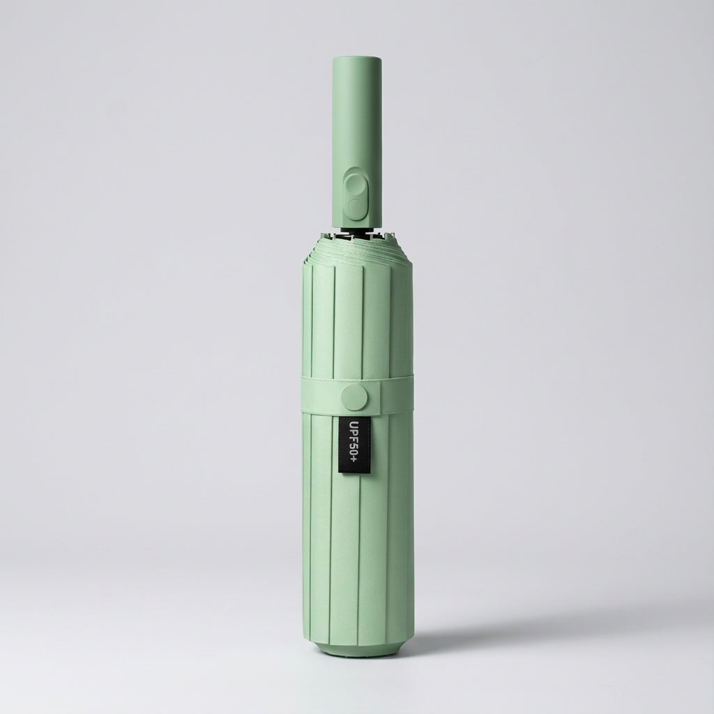 Automatische Paraplu 113cm met Omklapbaar Winddicht Systeem 40-Ribs Constructie Regenparaplu voor Onderweg | Sansoti