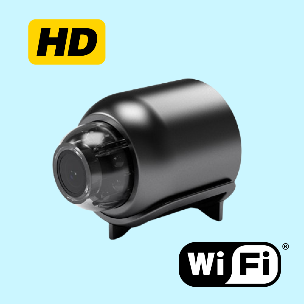 Waterdichte Mini Beveiligingscamera met Nachtzicht WiFi 1080P HD 160° Brede Hoek | Sansoti