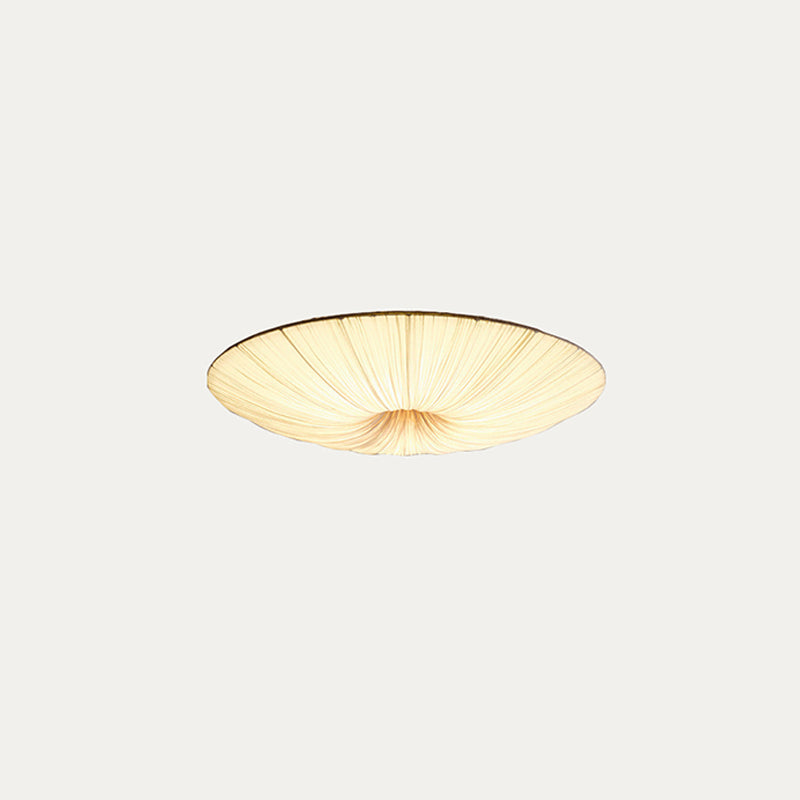 Tassel Plafondlamp Kwastjesdetail Beige Stof IJzer Warm Diffuus Licht Moderne Flush Mount Eetkamer Slaapkamer Entree | Sansoti