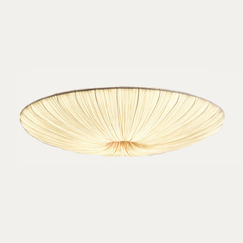 Tassel Plafondlamp Kwastjesdetail Beige Stof IJzer Warm Diffuus Licht Moderne Flush Mount Eetkamer Slaapkamer Entree | Sansoti