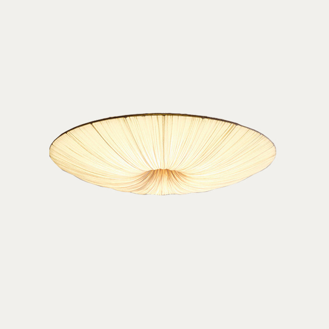 Tassel Plafondlamp Kwastjesdetail Beige Stof IJzer Warm Diffuus Licht Moderne Flush Mount Eetkamer Slaapkamer Entree | Sansoti