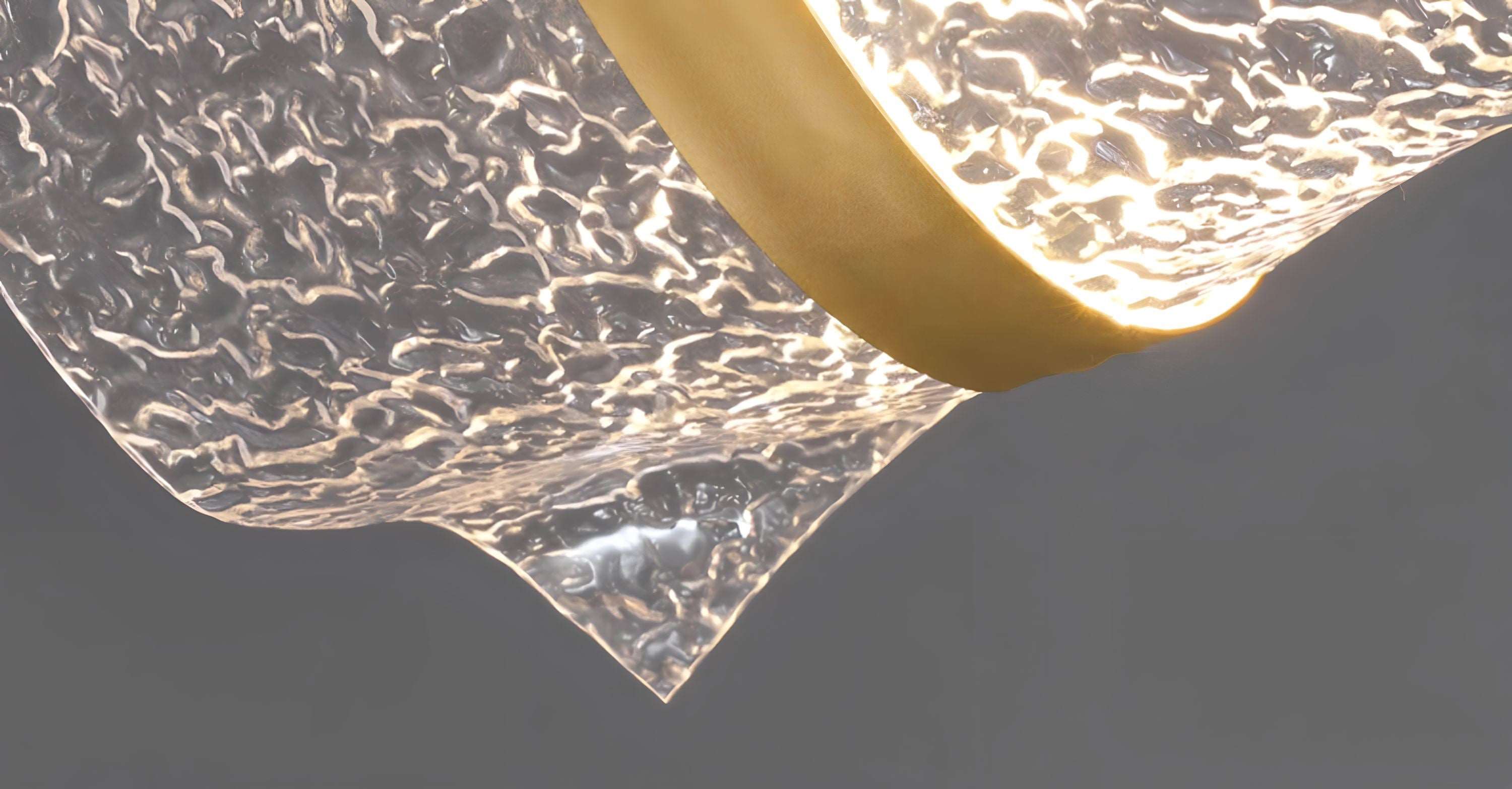 Suspension LED sculpturale avec structure acrylique artisanale et éclairage dimmable | Restfield