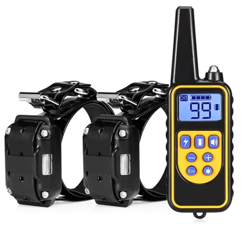 Electronic Dog Training Collar Waterproof Rechargeable with Remote Control 300m Range for Dogs | Sansoti