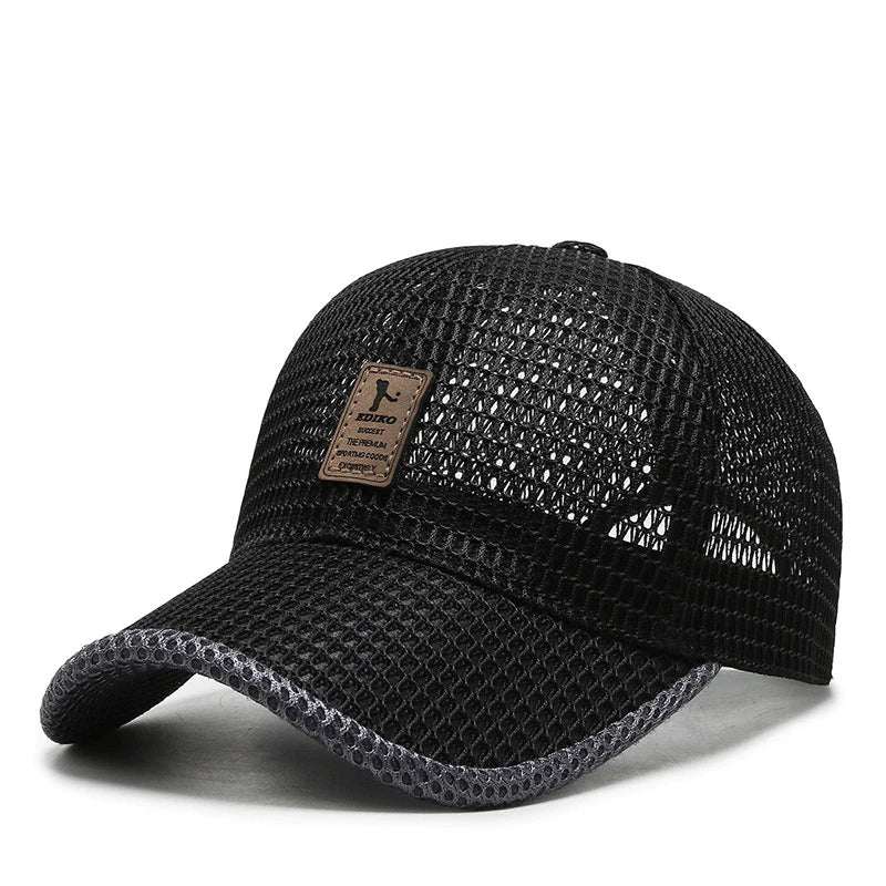 Luchtige Zomer Pet Mesh Verstelbaar Snapback Sportcap met Ademend Gaas | Sansoti