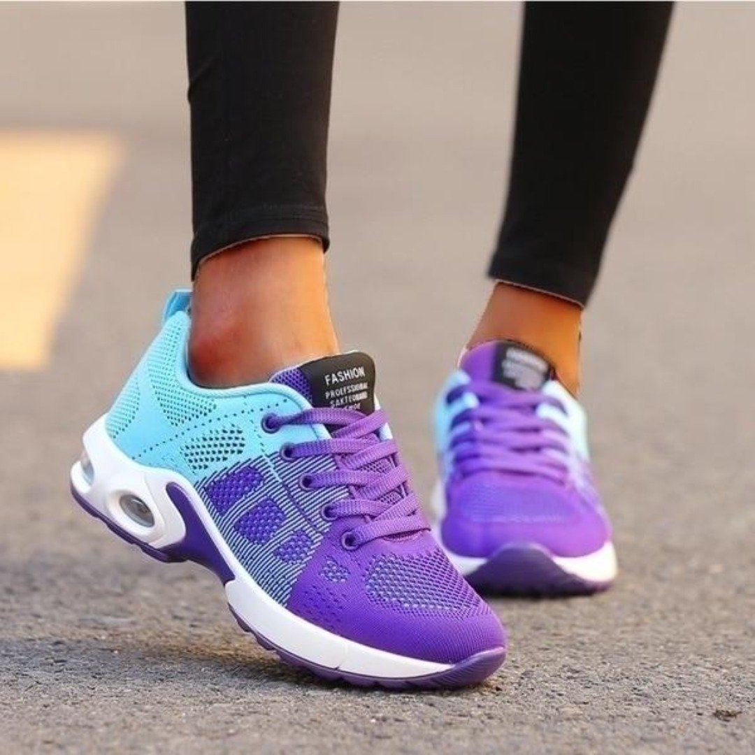 Orthopedische Sneakers Ademend Comfortabel Zwart Grijs Roze Groen Rood Paars Blauw Maat 35-42 Dagelijks | Sansoti