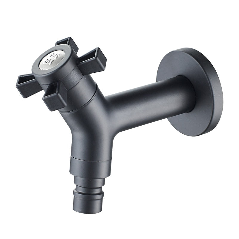 Moderne Wateraansluitkraan met Wandmontage – Outdoor Tuinkraan met Messing Kernklep | Sansoti
