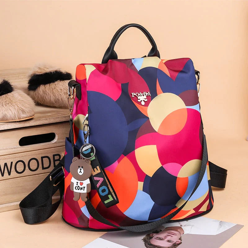 Women's Backpack with Hidden Pockets Waterproof Anti-Theft Design Lightweight | Sansoti