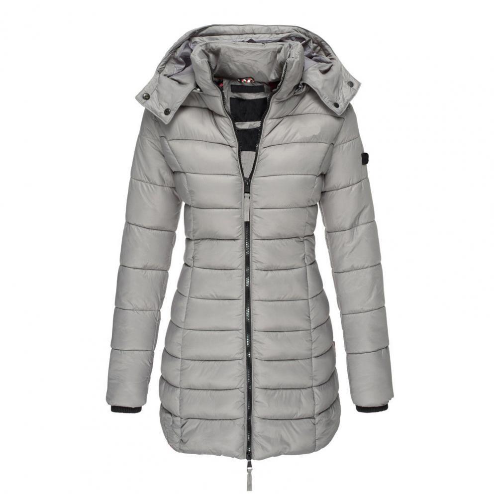 Gewatteerde Winterjas Dames Oversized met Capuchon Winddicht Waterafstotend Trendy Trenchcoat Winterseizoen | Sansoti
