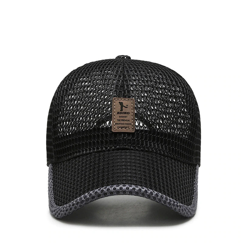 Luchtige Zomer Pet Mesh Verstelbaar Snapback Sportcap met Ademend Gaas | Sansoti