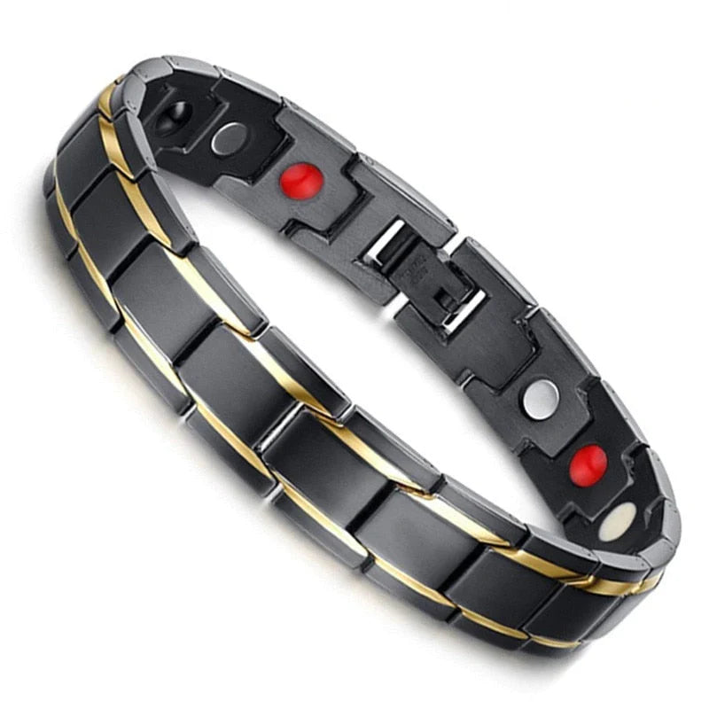 Magnetische Armband met Hematiet en Neodymium voor Welzijn en Balans | Sansoti