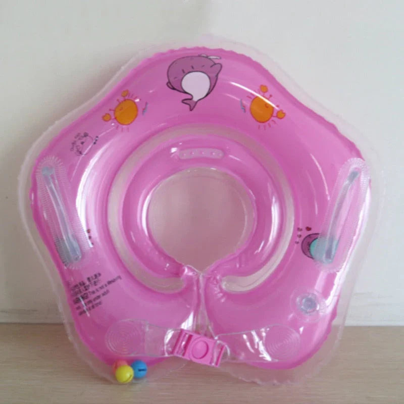 Baby Neck Ring Swimming Aid for Swim Lessons from 1 Month – Safe Baby Swimming with Inflatable Neck Float | Sansoti
