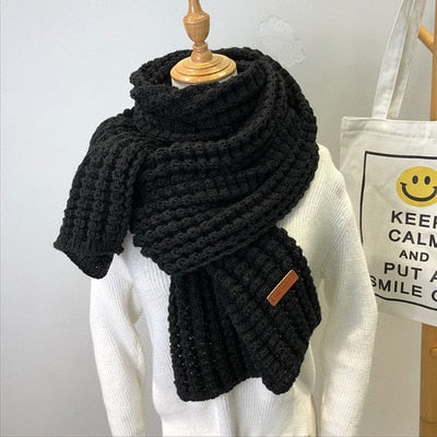 Handwoven Wool Scarf for Women Oversized 175cm Premium Winter Accessory Warm Elegant Soft Comfortable | Sansoti