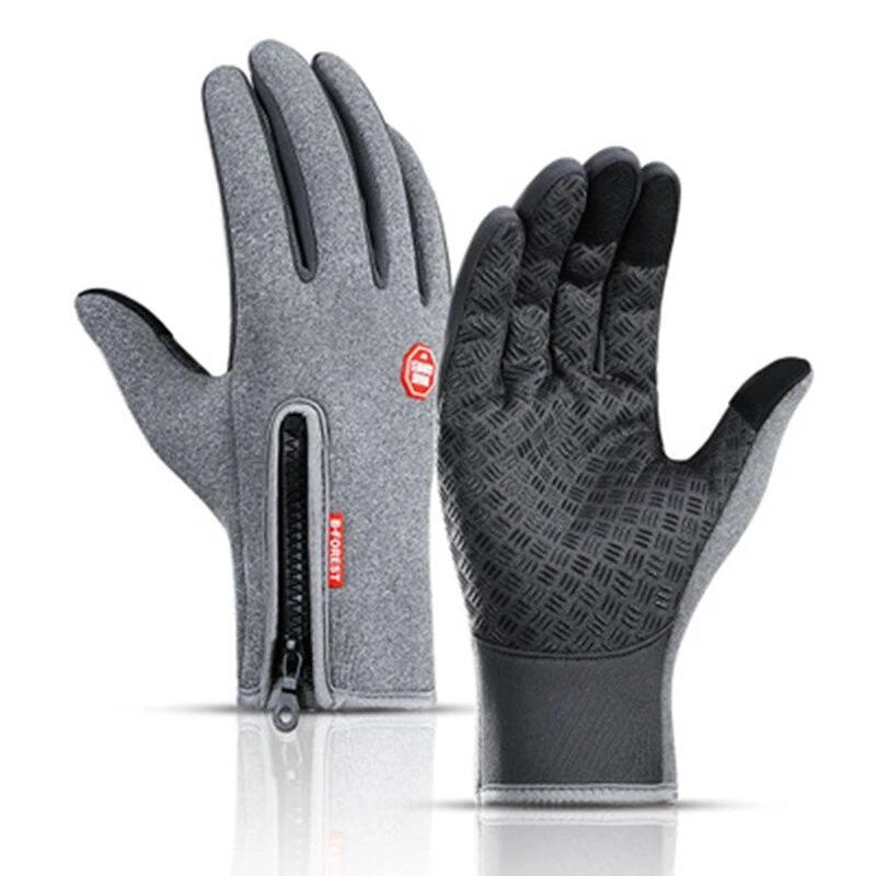 Waterbestendige en Winddichte Handschoenen – Zachte Fleece Voering Thermo Touchscreen Compatibel – Unisex Winter Handschoenen Outdoor Sport Fietsen Wandelen | Sansoti