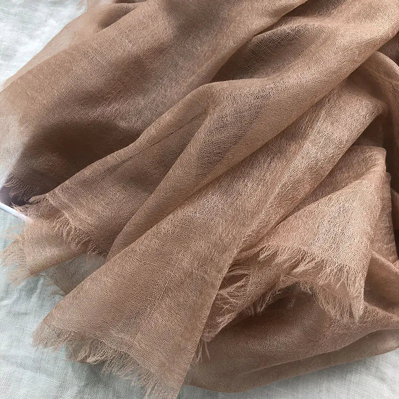Cashmere Scarf for Women and Men 230x100cm Finest Ring Cashmere Ultralight Soft Winter Scarf for All Seasons | Sansoti