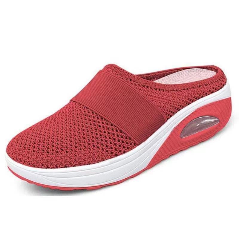 Baskets orthopédiques pour femmes avec amorti à coussin d’air, en mesh respirant, chaussures de marche antidérapantes, pointures 35-42 | Sansoti