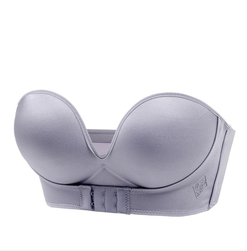 Bandeau-BH ohne Träger, nahtlos, weich, elastisch, unsichtbar, Damen, Körbchengröße A bis D, 70–90, bequem, Unterwäsche | Sansoti
