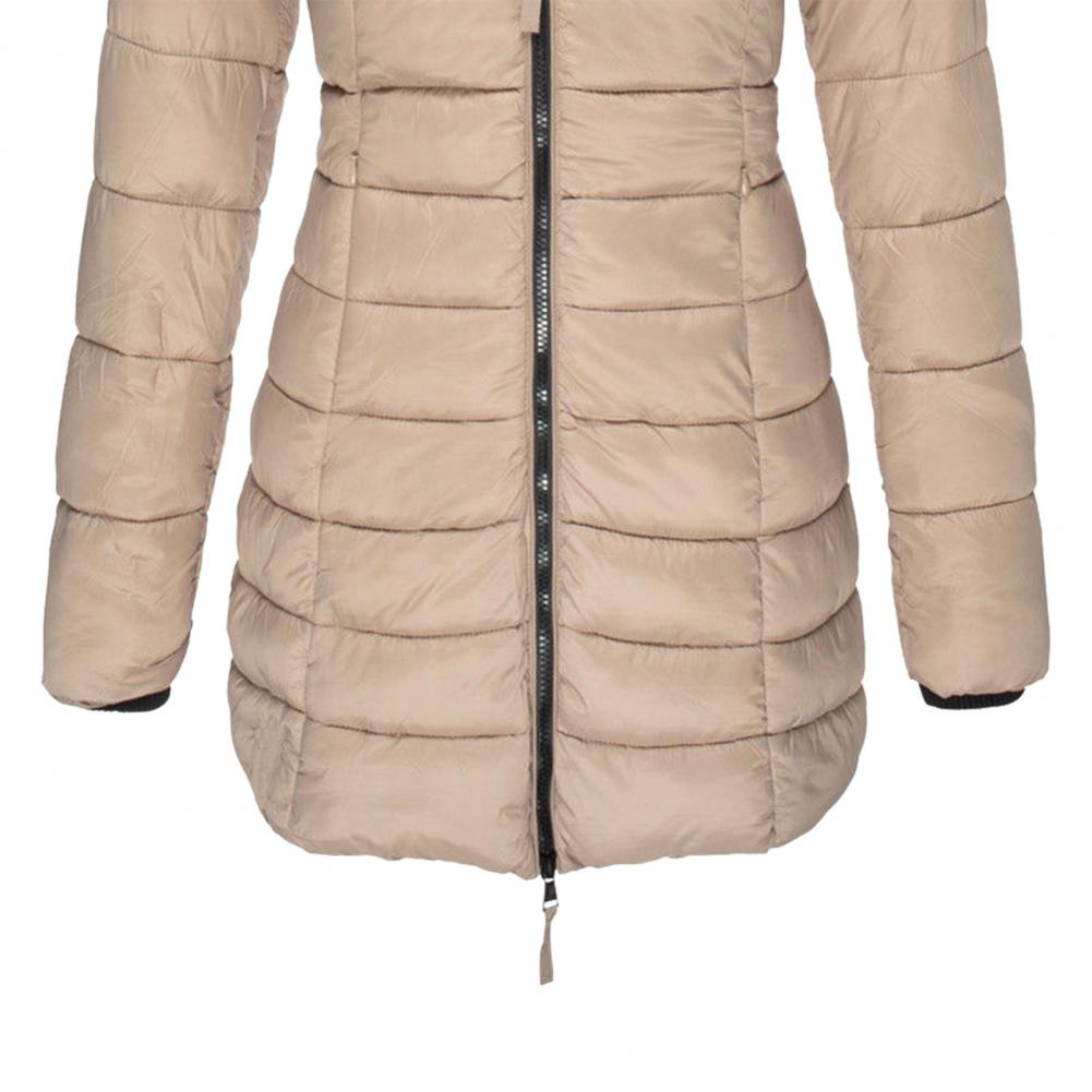 Gewatteerde Winterjas Dames Oversized met Capuchon Winddicht Waterafstotend Trendy Trenchcoat Winterseizoen | Sansoti