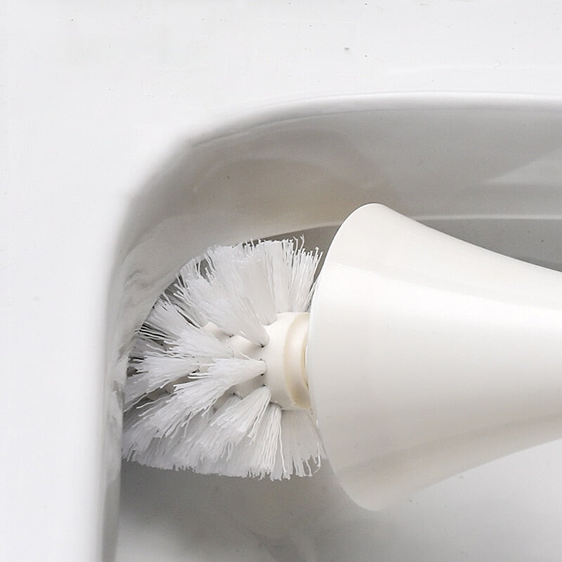 Toiletborstel met Afneembare Binnenbak Goud RVS Badkamerhouder Hygiënisch Ontwerp WC-borstel Toiletaccessoire | Sansoti