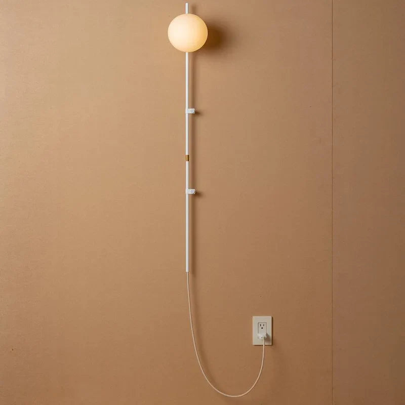 Scandinavische Wandlamp Wandsconce met Plug-in Aansluiting | Sansoti