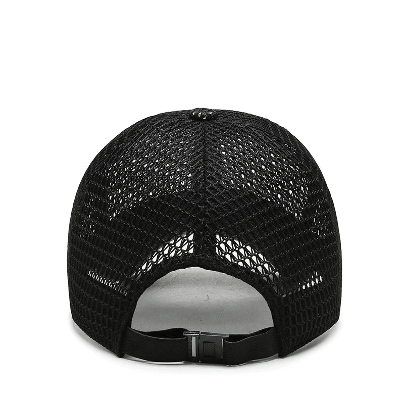 Luchtige Zomer Pet Mesh Verstelbaar Snapback Sportcap met Ademend Gaas | Sansoti