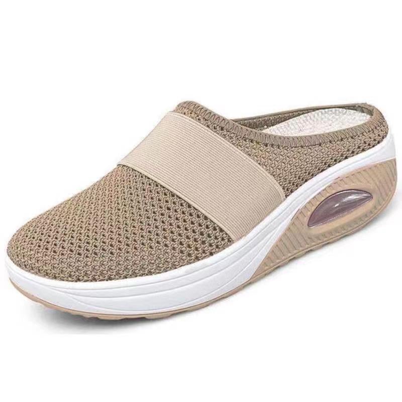 Baskets orthopédiques pour femmes avec amorti à coussin d’air, en mesh respirant, chaussures de marche antidérapantes, pointures 35-42 | Sansoti