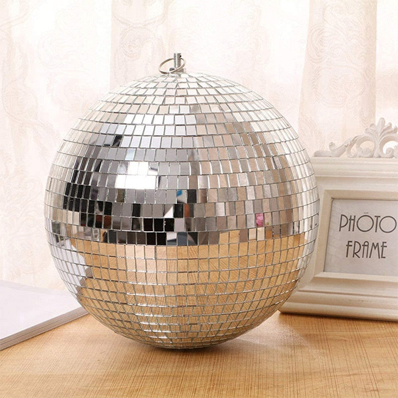 Grande boule disco miroir rotative avec moteur en option pour fête, DJ et éclairage de scène 10–30CM | Restfield