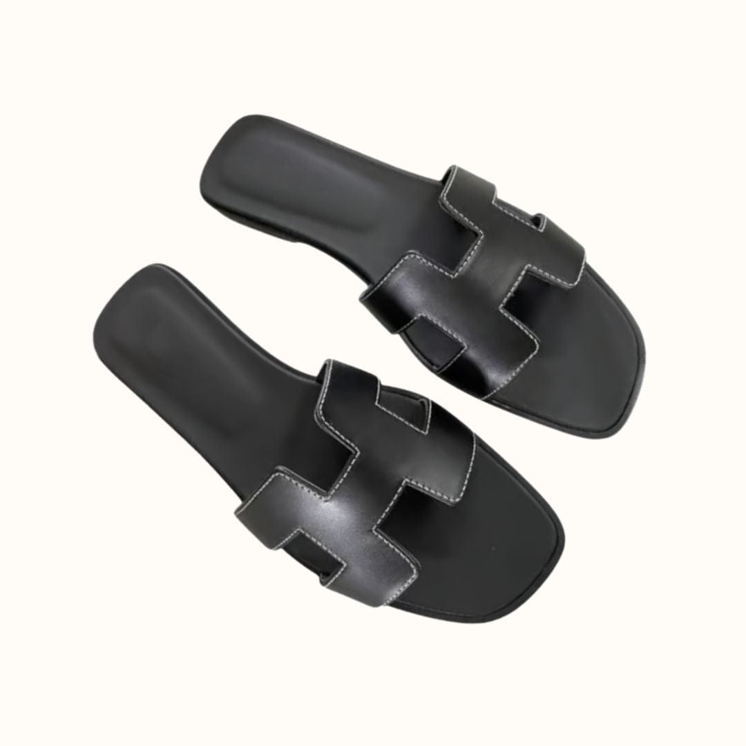 Dames Sandalen H-Profiel Vegan Leder Comfortabel Elegant Zomer Schoeisel | Sansoti