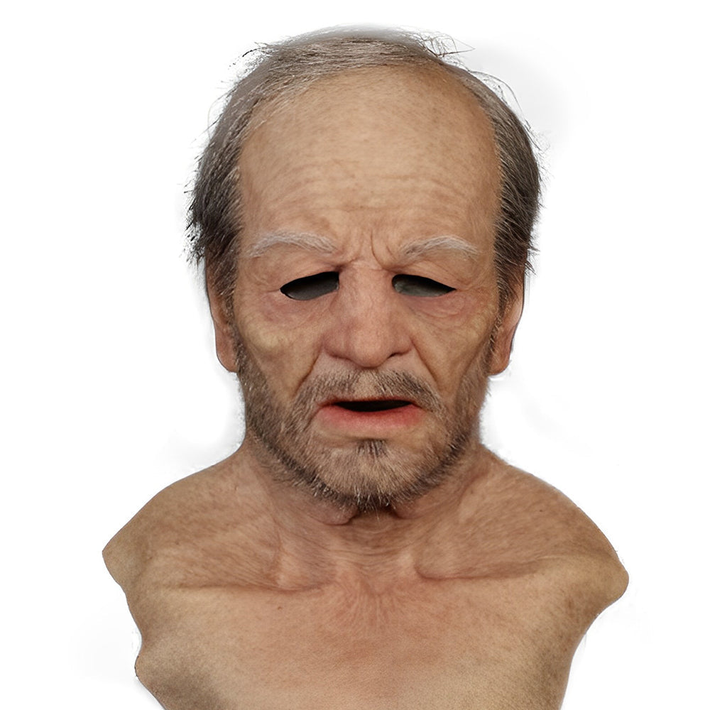 Realistische Latex Karaktermasker Volledig Hoofdmasker met Haren voor Halloween Cosplay Theater Feest | Sansoti