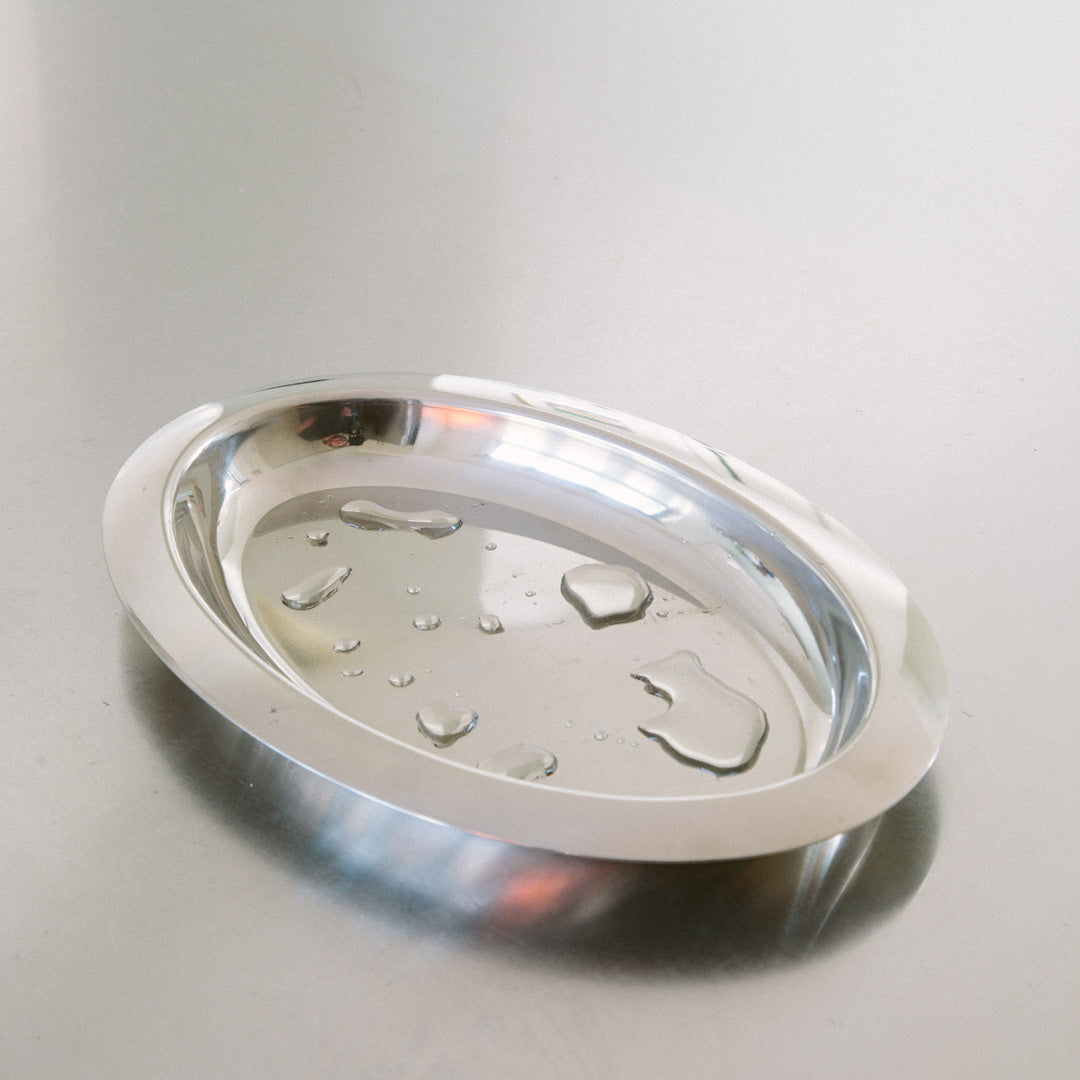 Servierplatte Oval Edelstahl Poliert Silber Tablett Tisch Dinner Luxus | Restfield
