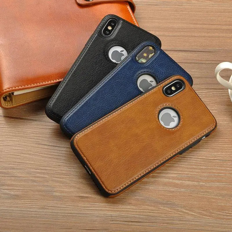 Leather iPhone Case Vintage Style with Secure Grip Camera Protection and Durable Finish for Everyday Use | Sansoti