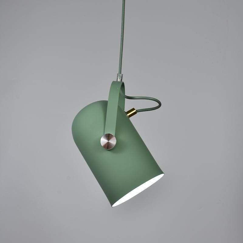Hanglamp Metaal Verstelbaar Scandinavisch Zwart Groen Geel E27 LED Eetkamer Woonkamer | Sansoti
