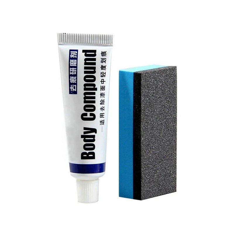 Kit de réparation de rayures pour voiture – Détachant professionnel avec éponge abrasive pour toutes les peintures automobiles | Sansoti
