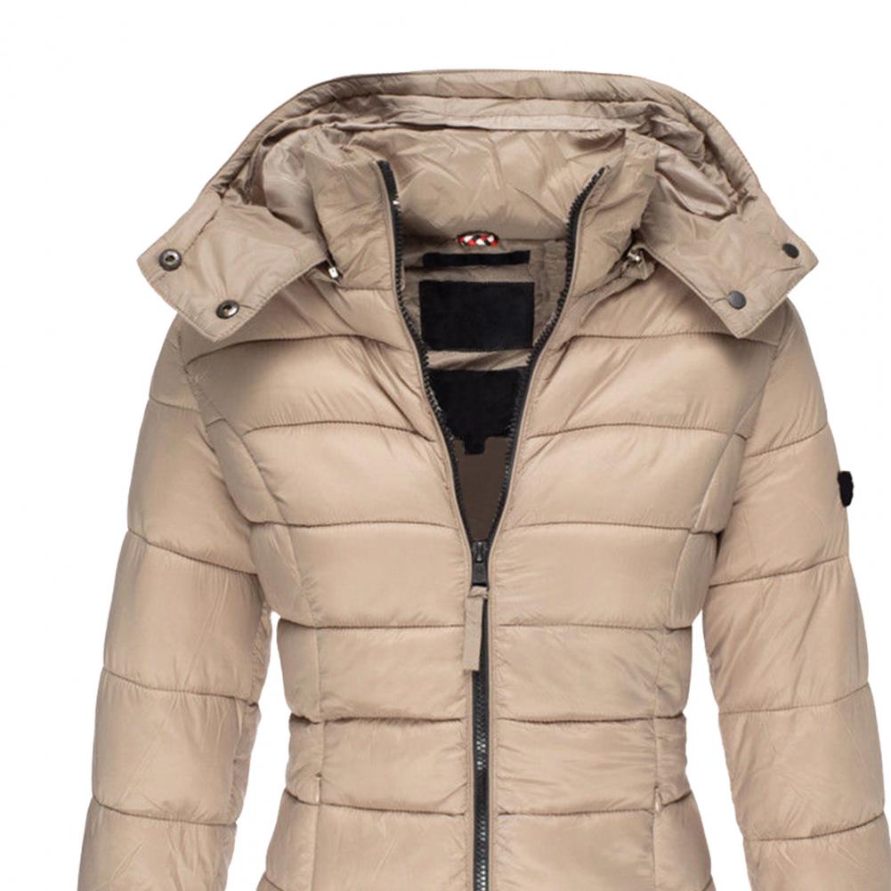 Gewatteerde Winterjas Dames Oversized met Capuchon Winddicht Waterafstotend Trendy Trenchcoat Winterseizoen | Sansoti