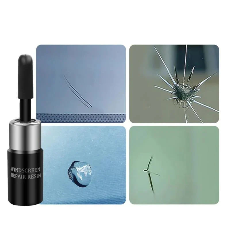 Glass Repair Kit for Car Windows and Windshields with Professional Resin Formula | Sansoti