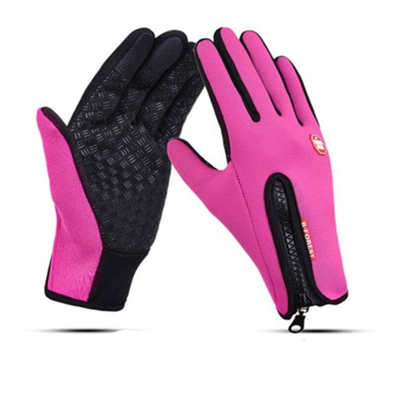 Waterbestendige en Winddichte Handschoenen – Zachte Fleece Voering Thermo Touchscreen Compatibel – Unisex Winter Handschoenen Outdoor Sport Fietsen Wandelen | Sansoti