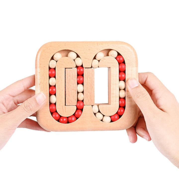 Draaipuzzel Hout 13x11.5x2cm Fidget Toy Bureau Ontspanning Denkspel Volwassenen Kinderen Cadeau Concentratie Reizen Houten Speelgoed | Sansoti