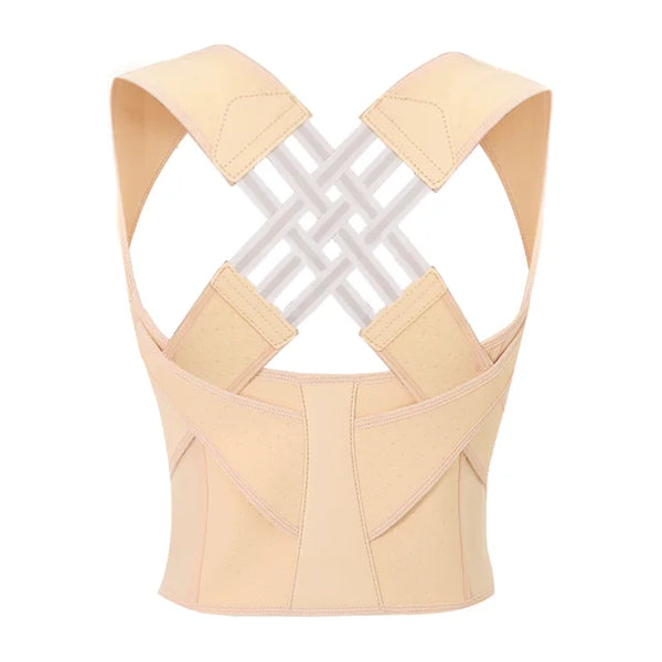 Verstelbare Houdingscorrector Unisex Rugbrace met Nekondersteuning Neopreen Polyester Vest Rug Nek Houding | Sansoti
