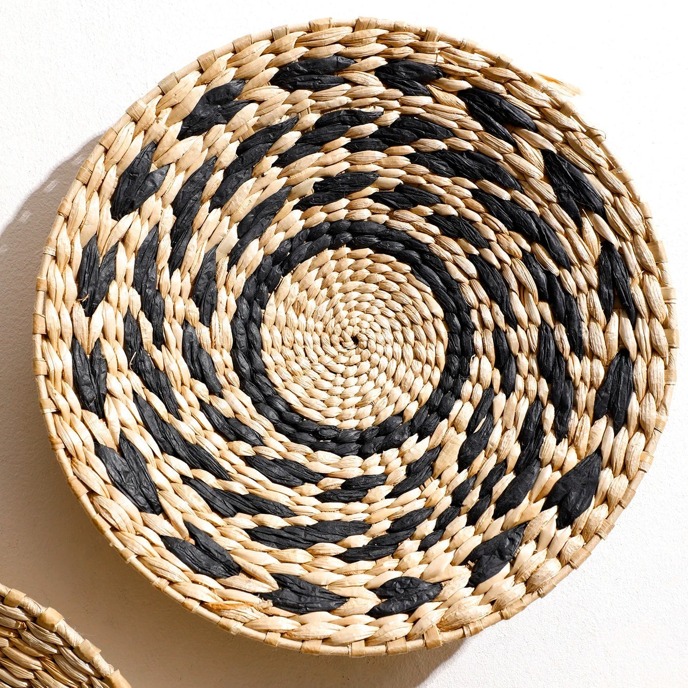 Handgeweven Zeegras Wanddecoratie Set - Bohemian Wandkunst Natuurlijke Texturen Unieke Patronen voor Rustieke en Moderne Interieurs | Sansoti