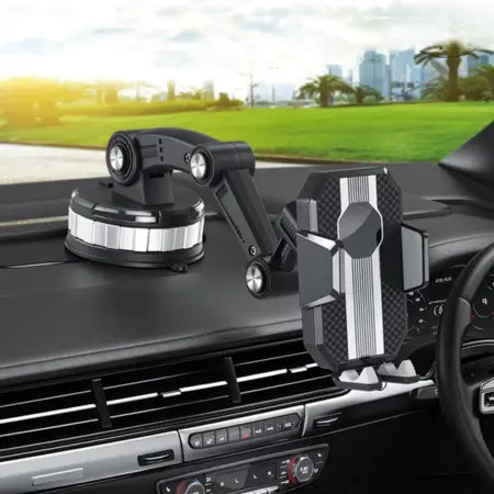 Universele Telefoonhouder voor Auto met Zuignap en Draaibare Arm – Flexibele Montage op Dashboard of Voorruit – Sterk en Stabiel | Sansoti