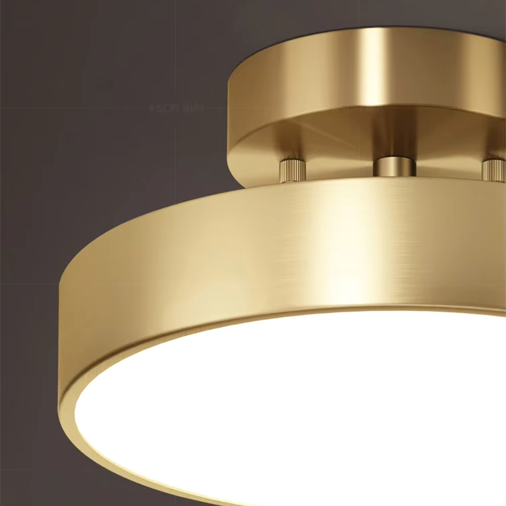 Runde Deckenleuchte mit einstellbarem LED-Licht, Touch-Bedienung und Dimmfunktion für Wohnzimmer und Schlafzimmer, moderne Beleuchtung | Sansoti