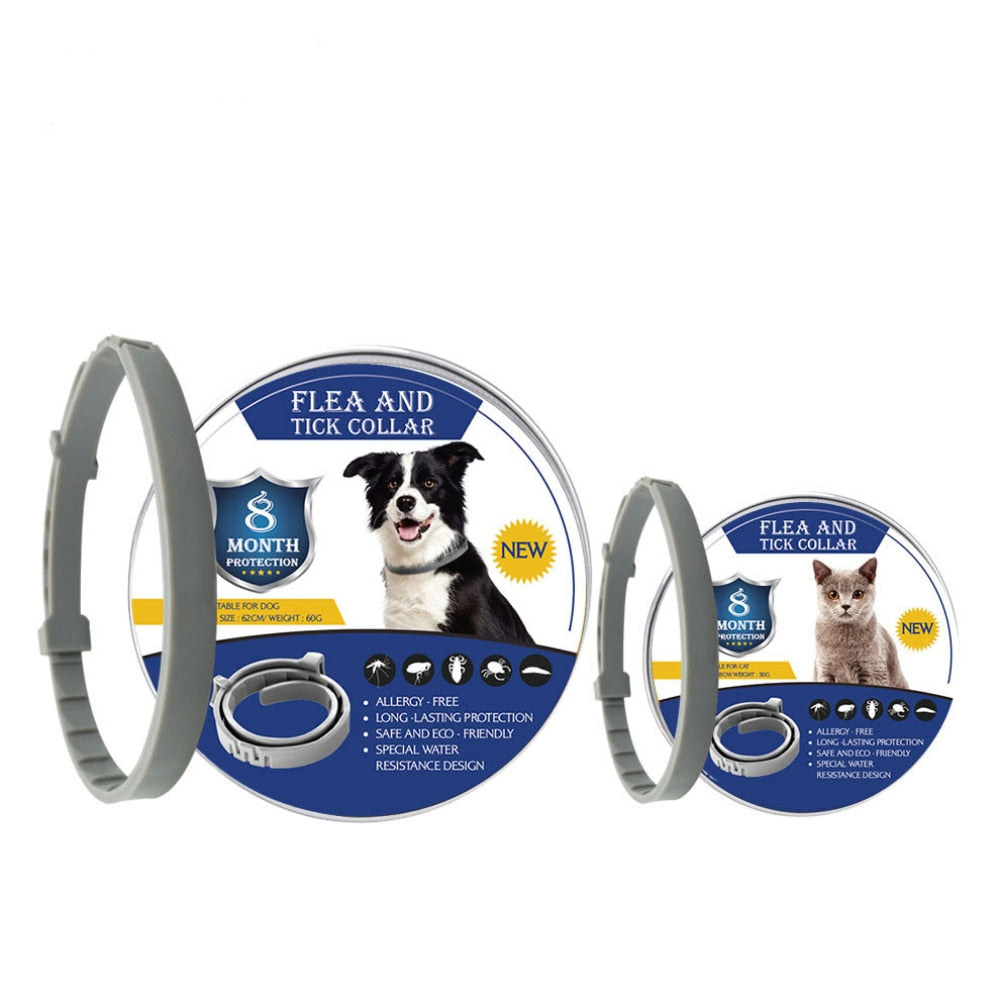 Flea and Tick Collar for Pets – Natural Formula – 8 Months Protection – Adjustable | Sansoti