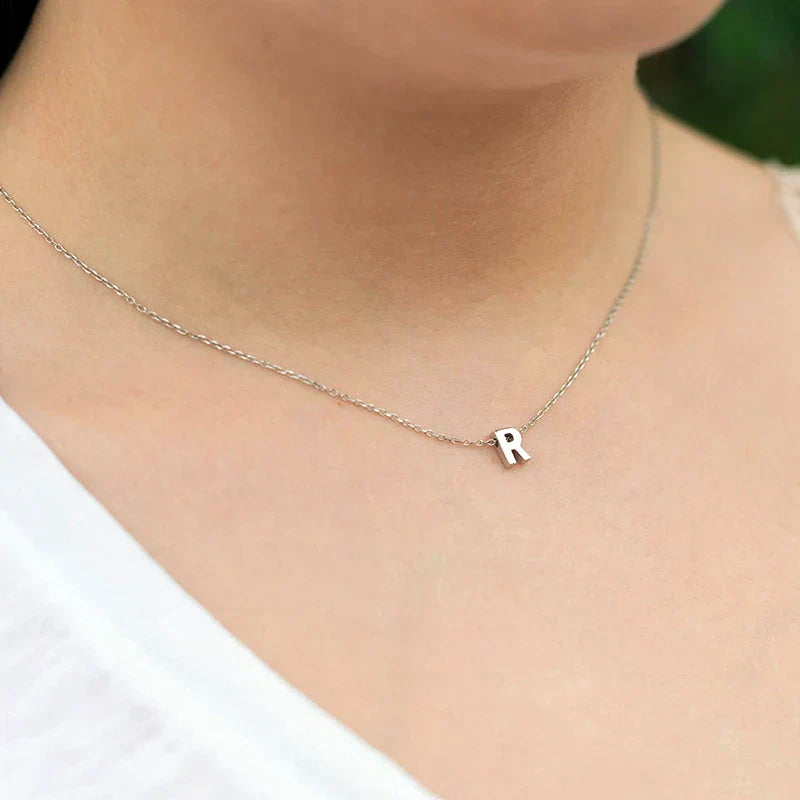 Minimalistische Initiaal Ketting met Letter Hanger RVS Verstelbaar Goud Zilver Dames Sieraad Elegante Ketting | Sansoti