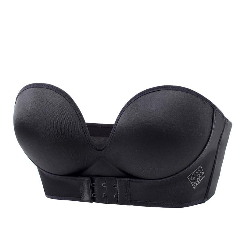 Bandeau-BH ohne Träger, nahtlos, weich, elastisch, unsichtbar, Damen, Körbchengröße A bis D, 70–90, bequem, Unterwäsche | Sansoti