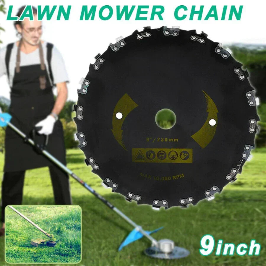 Grastrimmer Staalblad 23cm Diameter Professionele Grasmaaier Onkruidverwijdering Tuin Gazon Tuinonderhoud | Sansoti