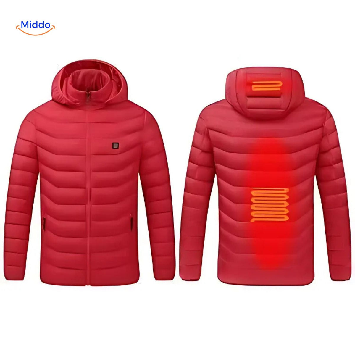 Beheizte Winterjacke mit USB-Anschluss Slim Fit Baumwolle Hochwertiger Komfort Einstellbare Wärmezonen Langlebig | Sansoti