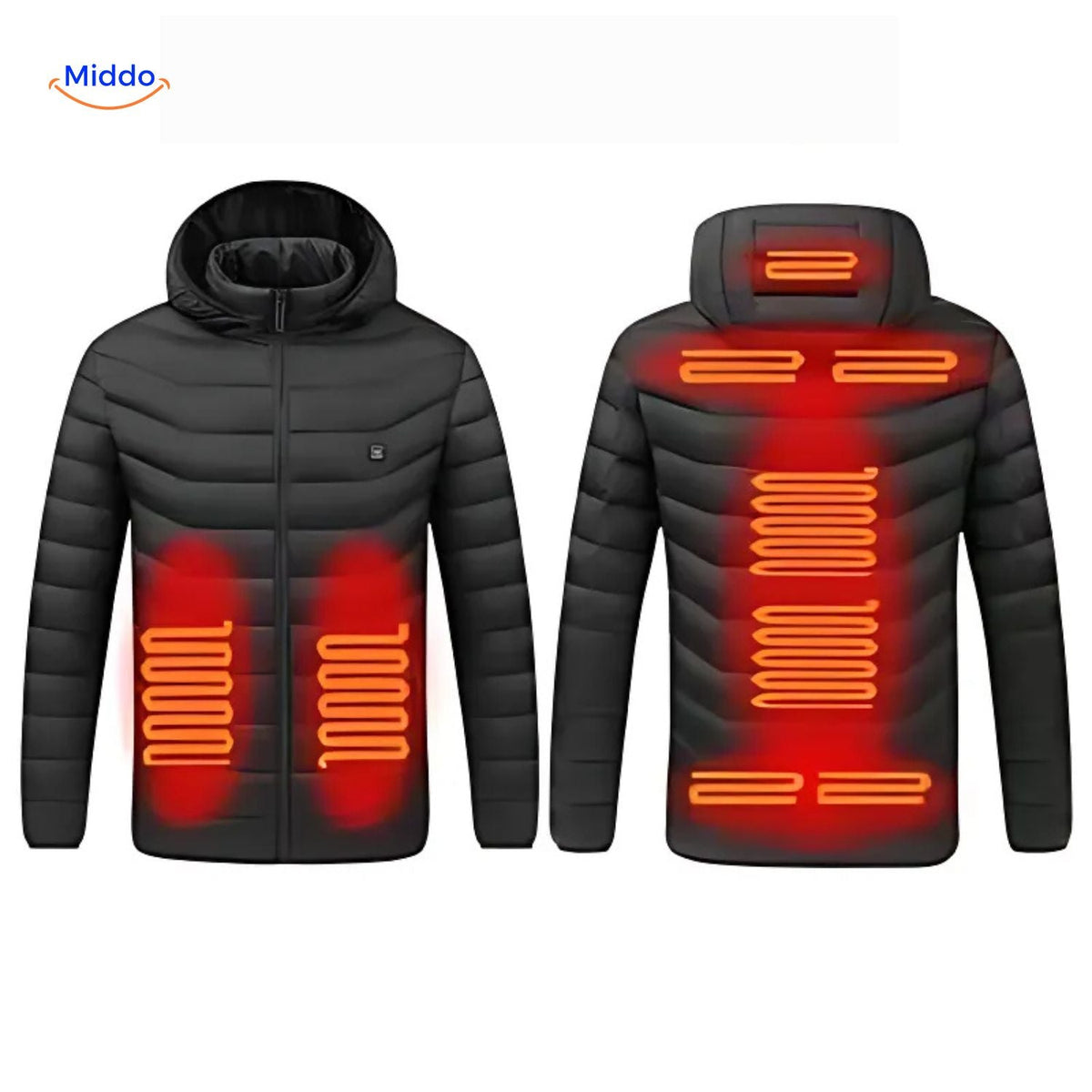 Beheizte Winterjacke mit USB-Anschluss Slim Fit Baumwolle Hochwertiger Komfort Einstellbare Wärmezonen Langlebig | Sansoti