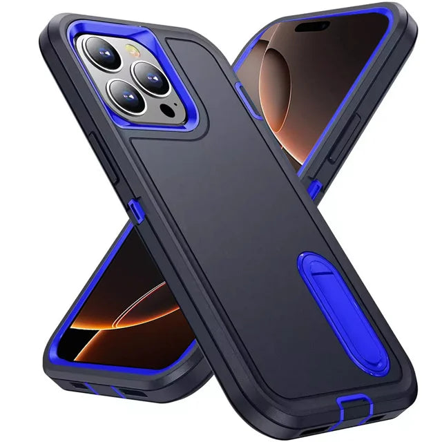 Wzmocnione etui do iPhone’a ze stojakiem, odporne na wstrząsy, o wojskowym poziomie ochrony, dostępne w wielu kolorach | Sansoti