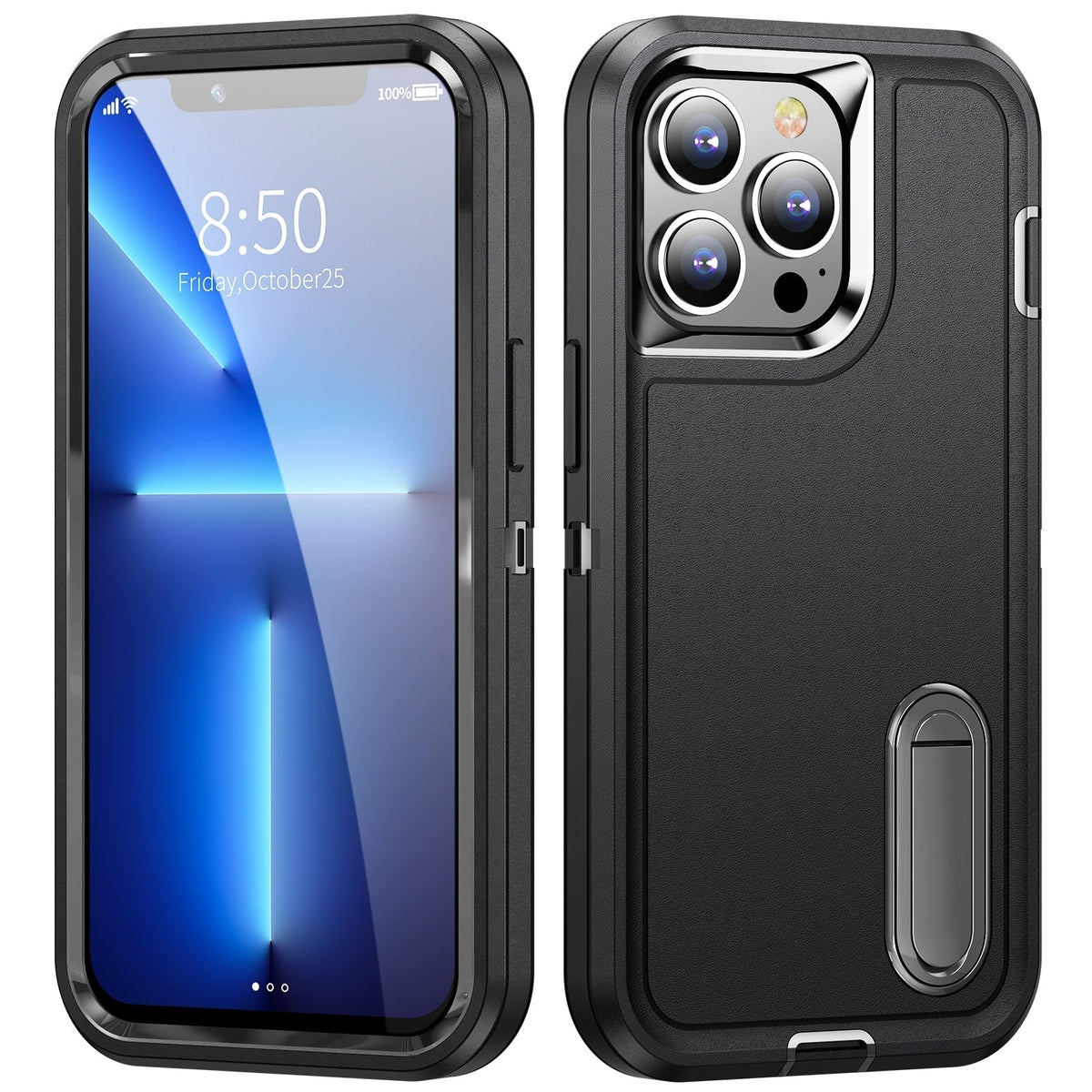 Wzmocnione etui do iPhone’a ze stojakiem, odporne na wstrząsy, o wojskowym poziomie ochrony, dostępne w wielu kolorach | Sansoti